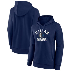 Women's Navy Dallas Mavericks Overtime Pullover Hoodie