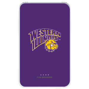 Western Illinois Leathernecks Solid Design 10000 mAh Portable Power Pack
