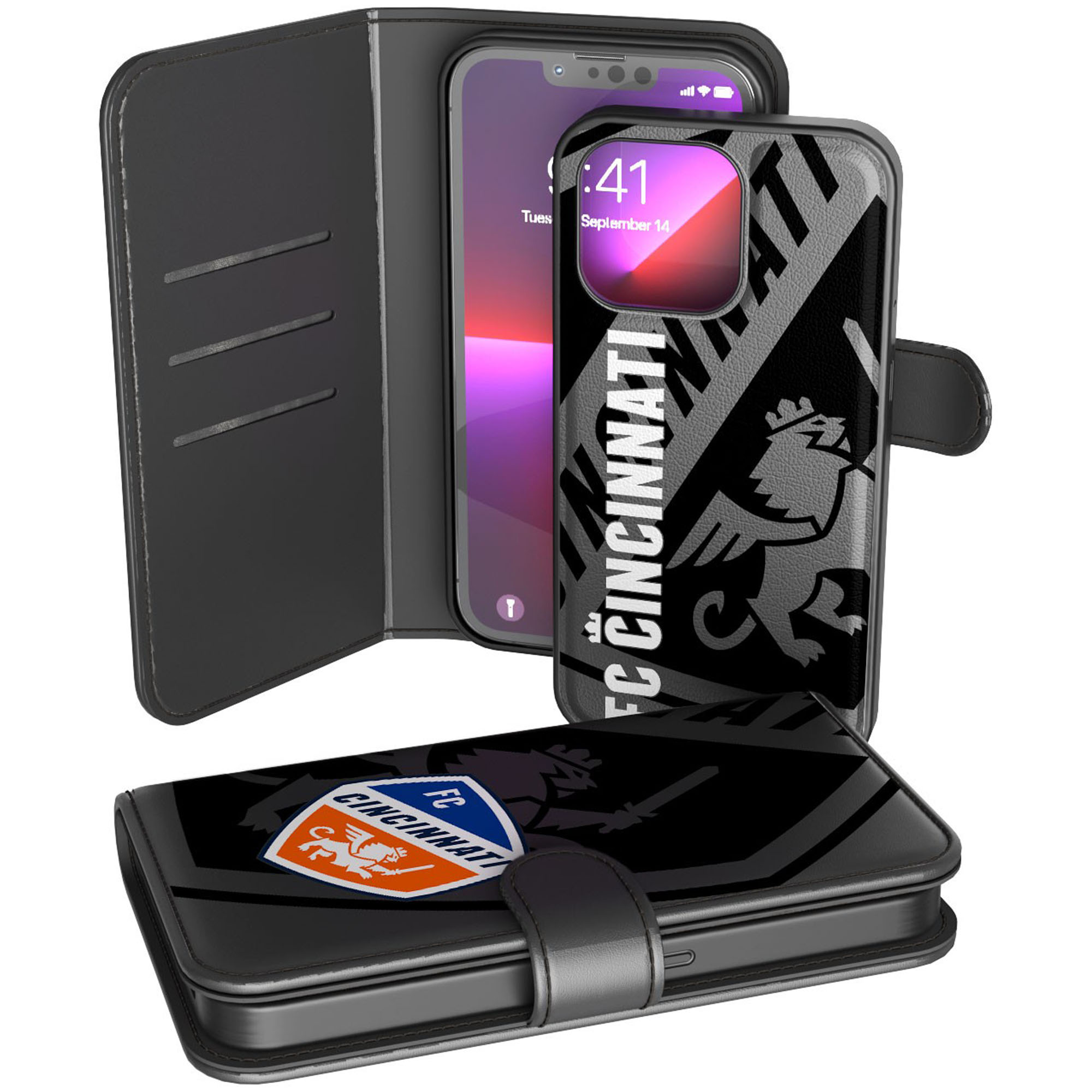 FC Cincinnati iPhone Mono Tilt Wallet Case