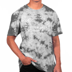 Men's Uscape Apparel Black Elon Phoenix Logo Black Crystal Tie-Dye T-Shirt