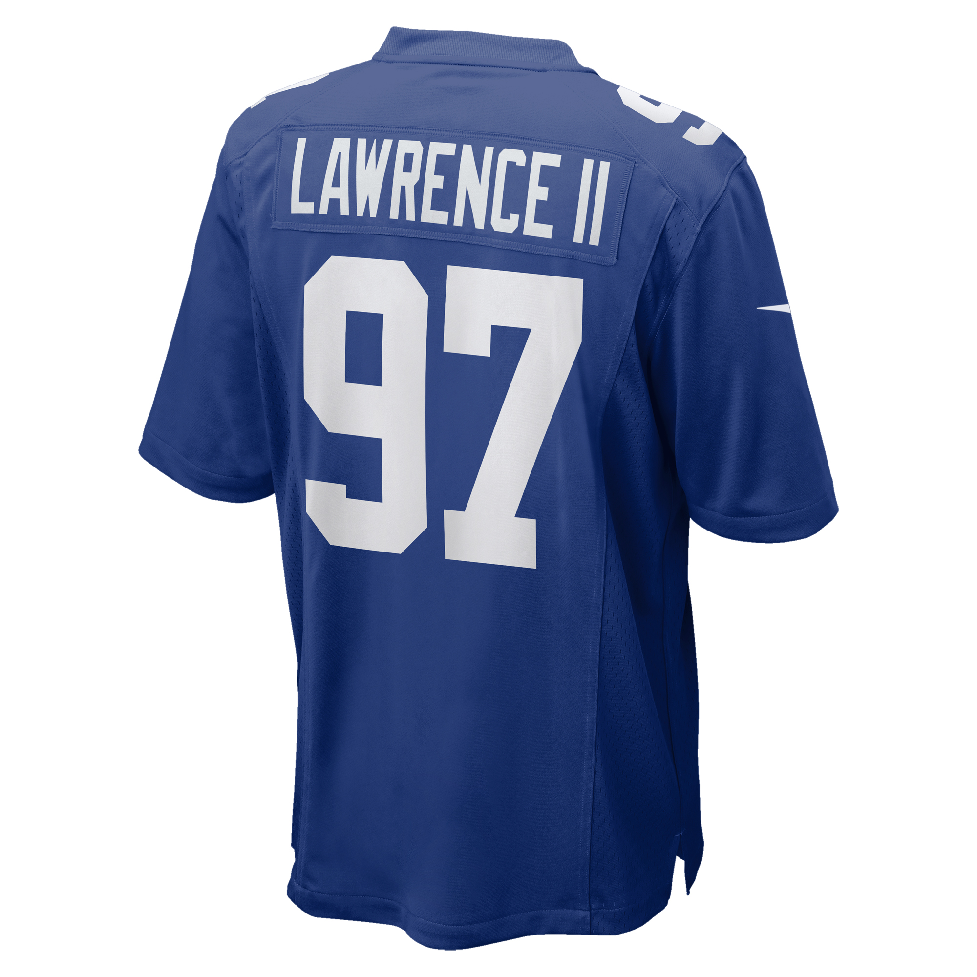 Men's Nike Dexter Lawrence II Royal New York Giants Team Game Player Jersey - Image 4