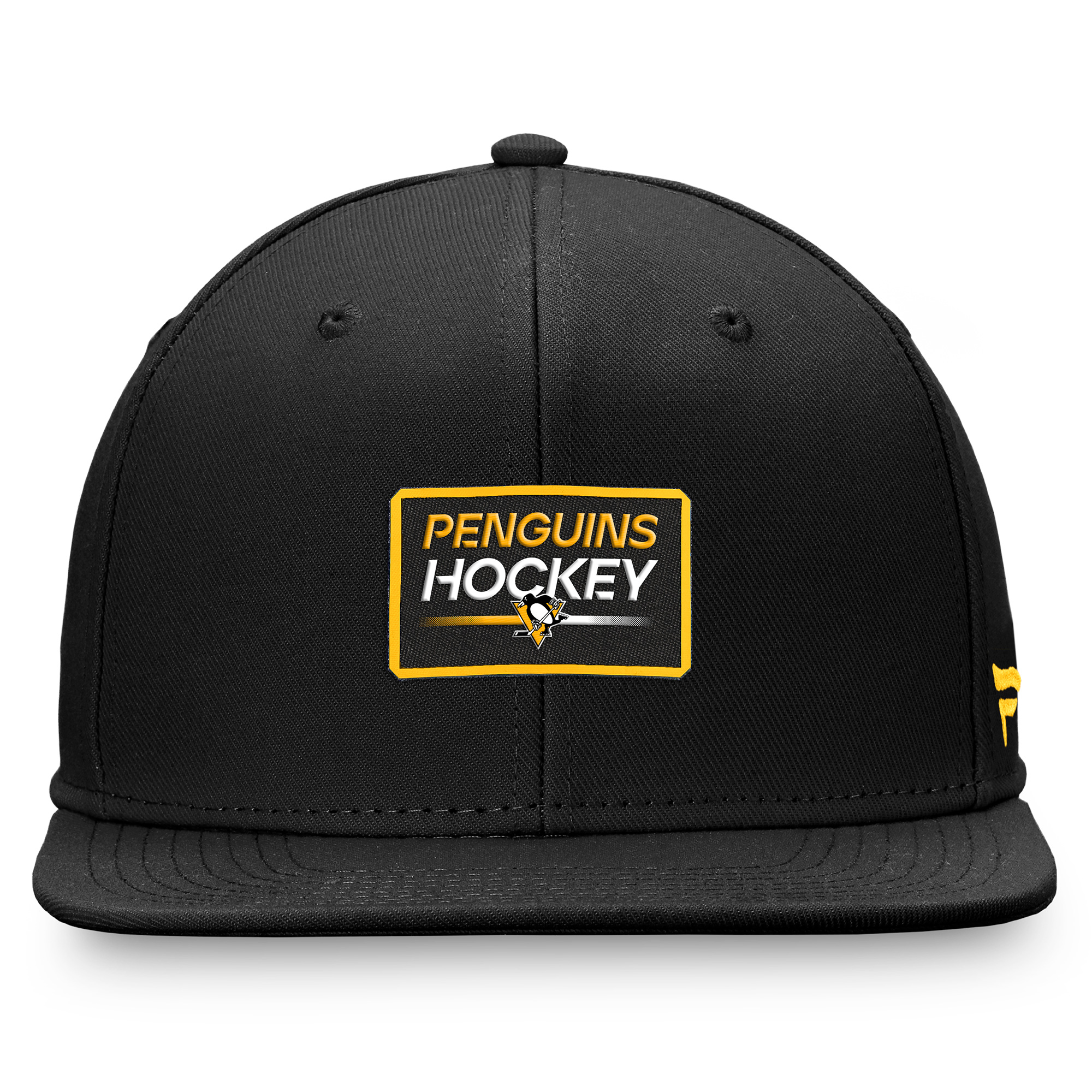 Men's Fanatics Black Pittsburgh Penguins Authentic Pro Prime Snapback Hat - Image 7