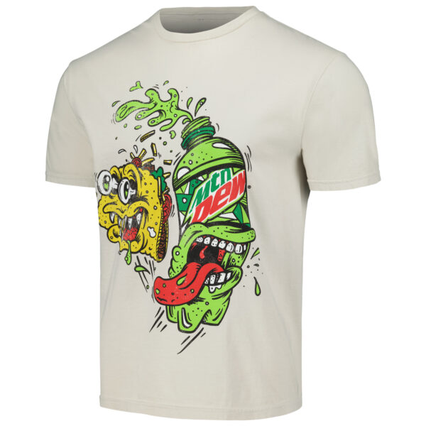 Men's Natural Mountain Dew Taco Graphic T-Shirt - Image 3
