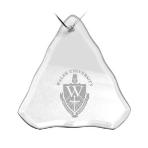 Walsh Cavaliers 3.25'' x 3.75'' Glass Tree Ornament