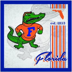 Florida Gators 10" x 10" Greatest Hits Team Sign
