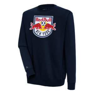 Men's Antigua Navy New York Red Bulls Victory Pullover Sweatshirt