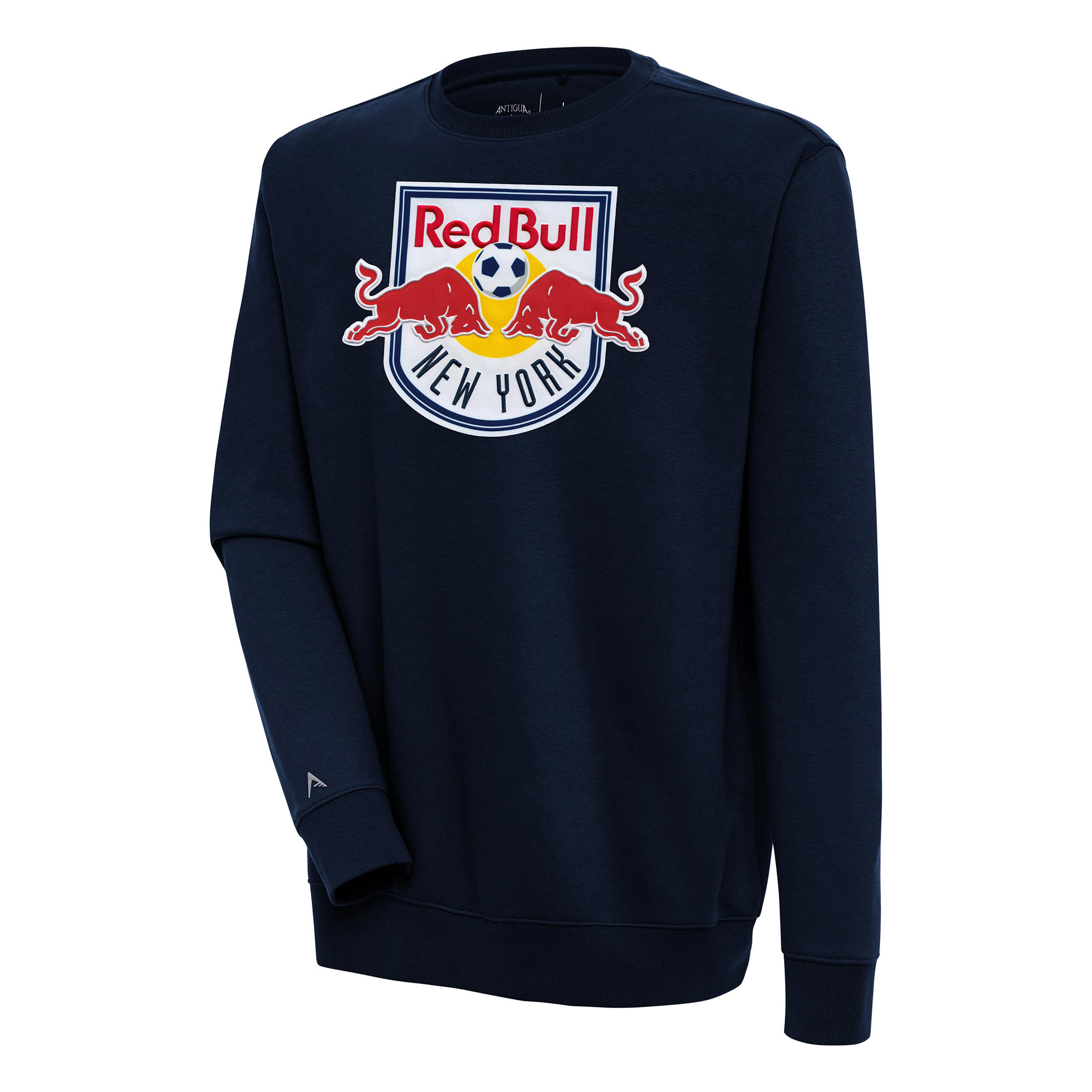 Men's Antigua Navy New York Red Bulls Victory Pullover Sweatshirt