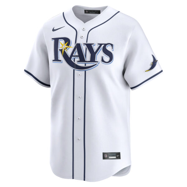 Youth Nike White Tampa Bay Rays Home Limited Custom Jersey - Image 6