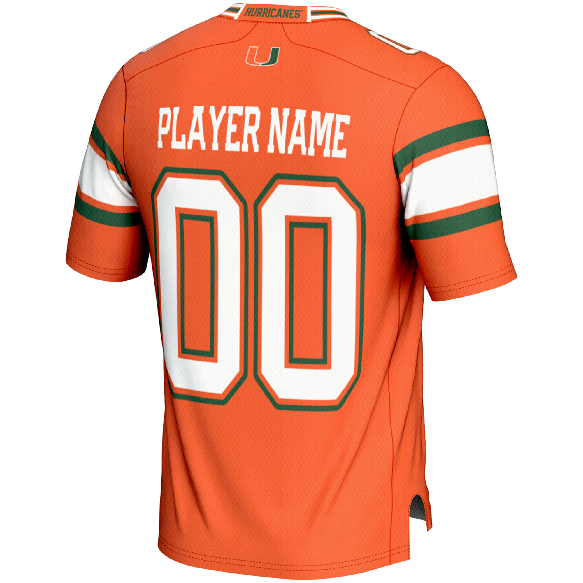 Youth GameDay Greats Orange Miami Hurricanes NIL Pick-A-Player Football Jersey - Image 4