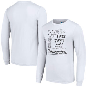 Men's Starter White Washington Commanders Arch City Long Sleeve T-Shirt