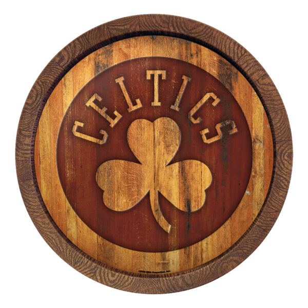 Boston Celtics 20.25'' Faux Barrel Top Sign - Image 7