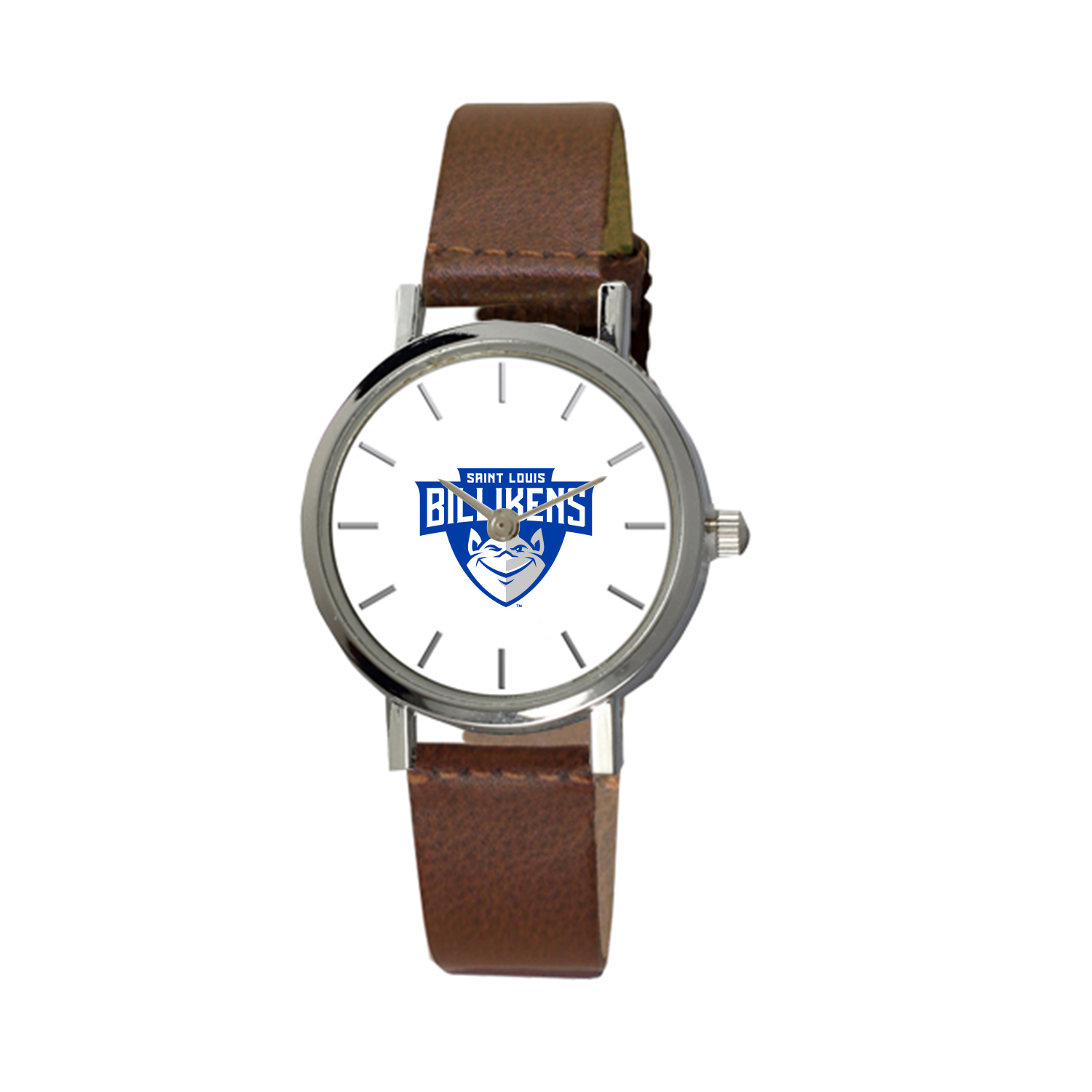 Women's Brown Saint Louis Billikens Plexus Leather Watch