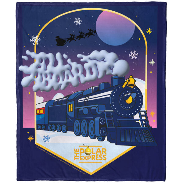 The Northwest Group The Polar Express 50" x 60" Holiday Silk Touch Throw Blanket