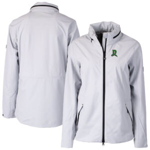 Women's Cutter & Buck  Gray Dayton Dragons WeatherTec Vapor Water Repellent Stretch Full-Zip Rain Jacket
