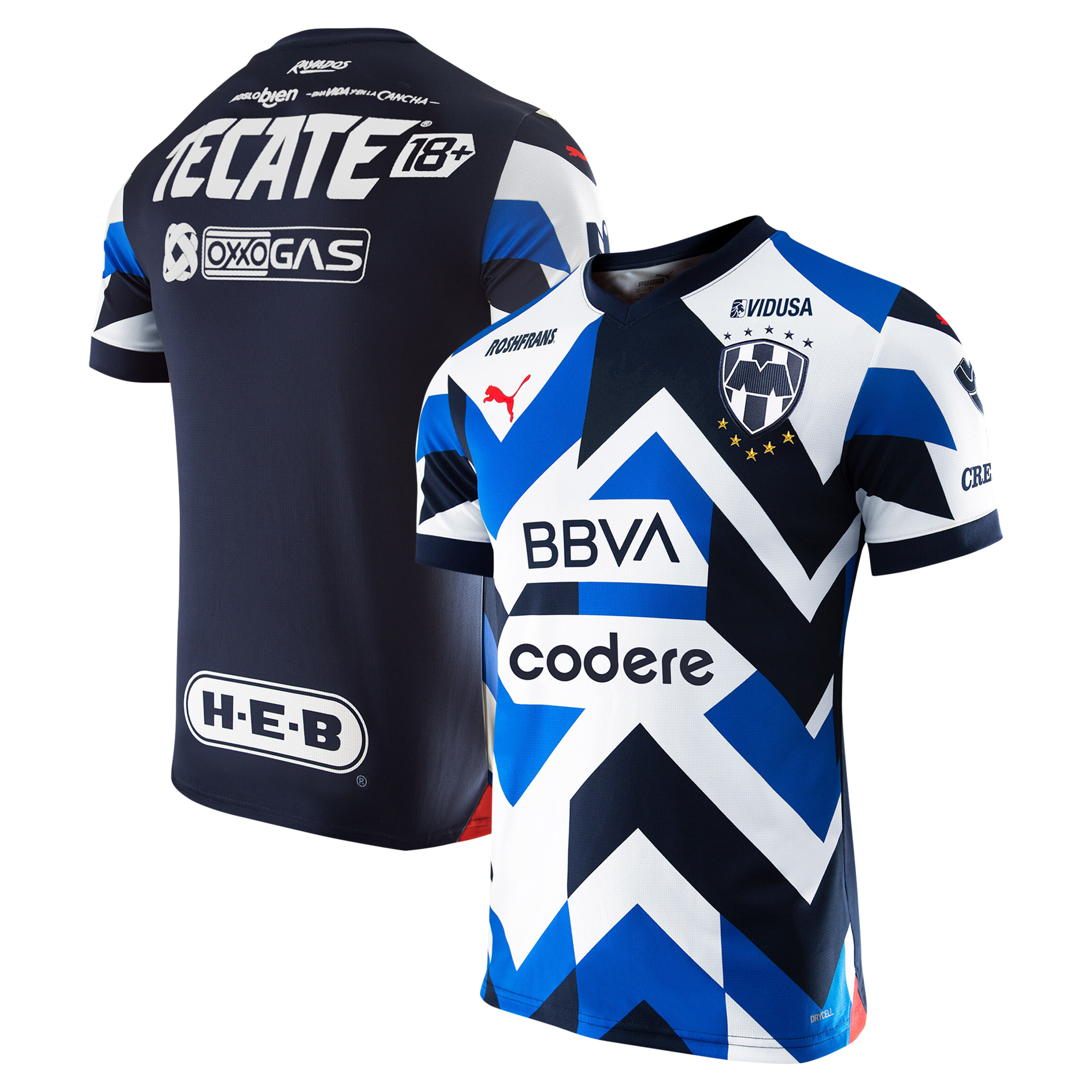 Men's Puma Royal CF Monterrey 2023/24 Third Replica Jersey - Image 2