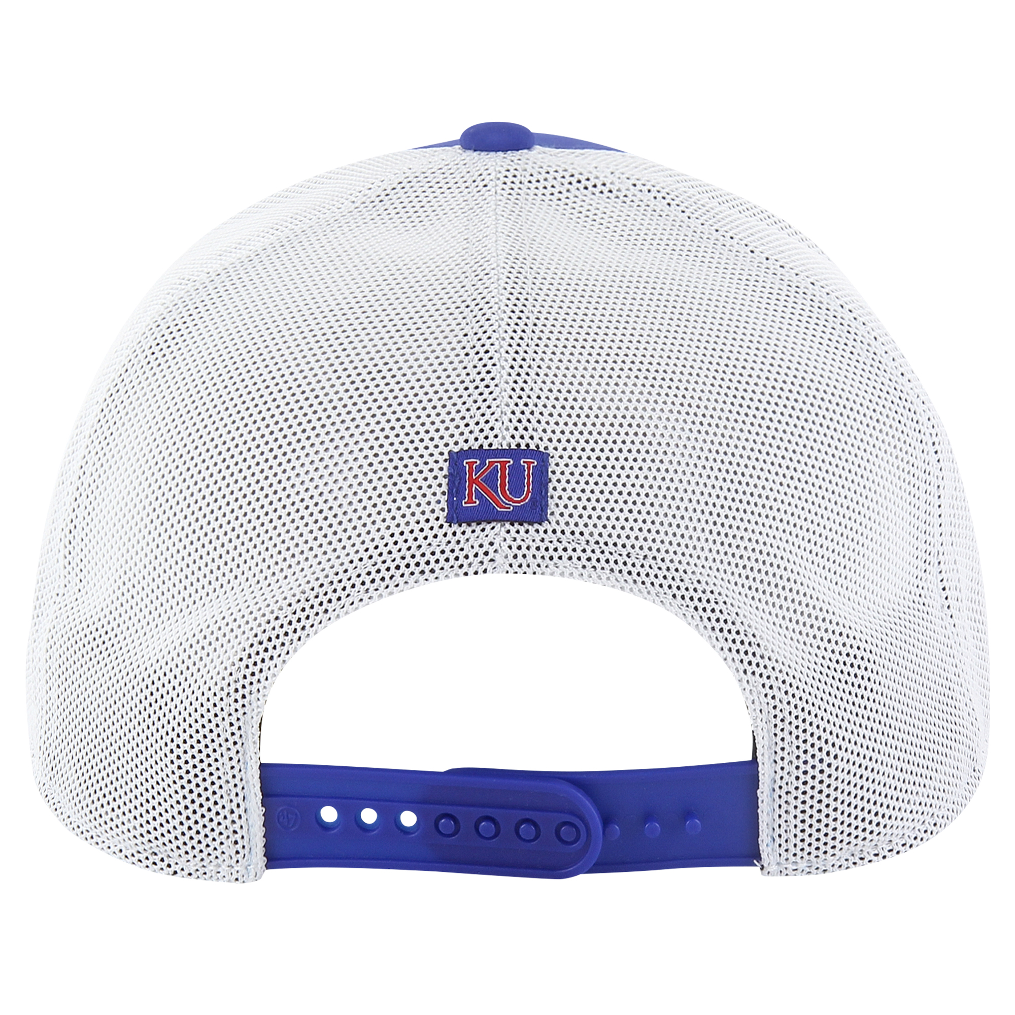 Men's '47 Royal Kansas Jayhawks Downburst Trucker Adjustable Hat - Image 4