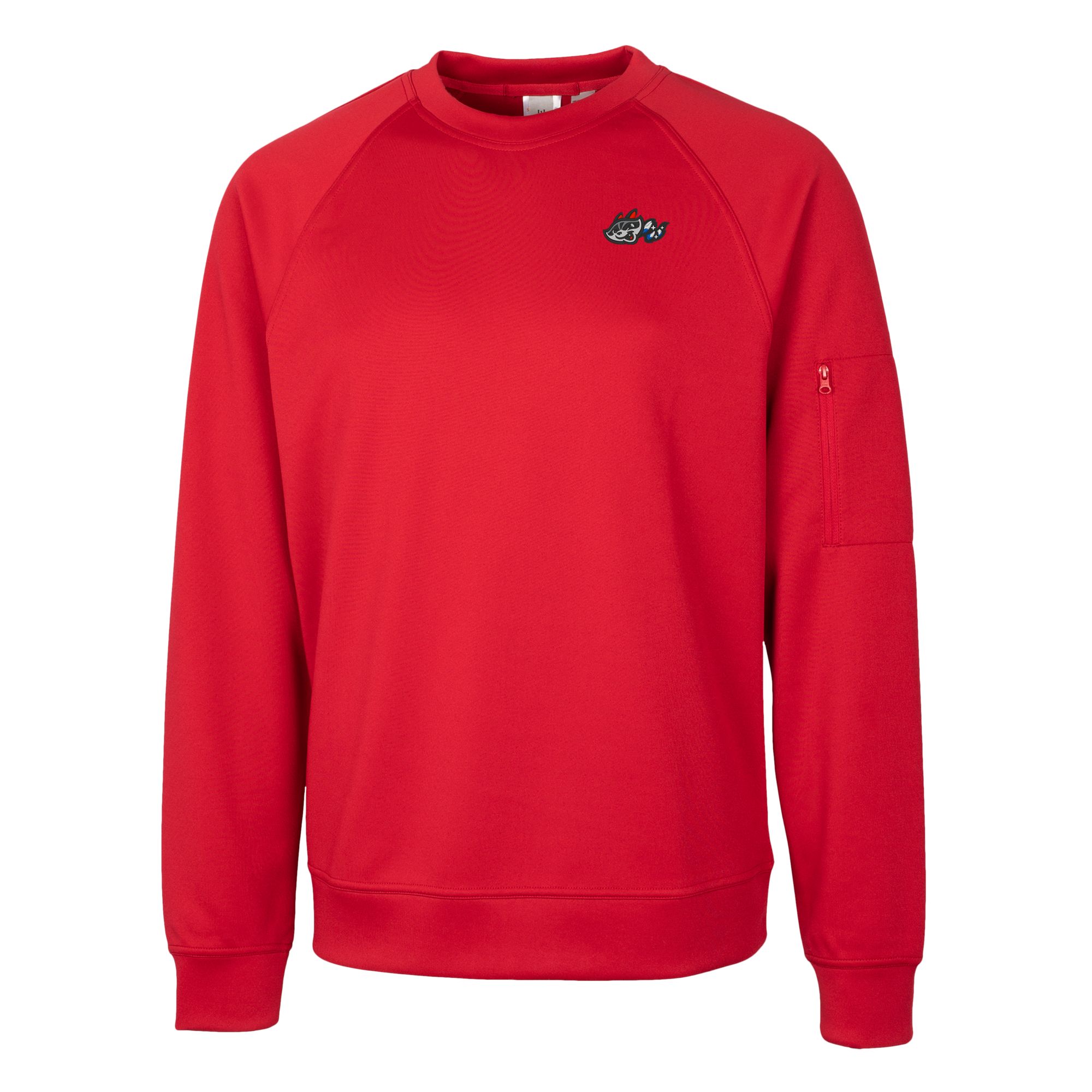 Unisex Cutter & Buck Red Rocket City Trash Pandas Clique Lift Eco Performance Sweatshirt - Image 3