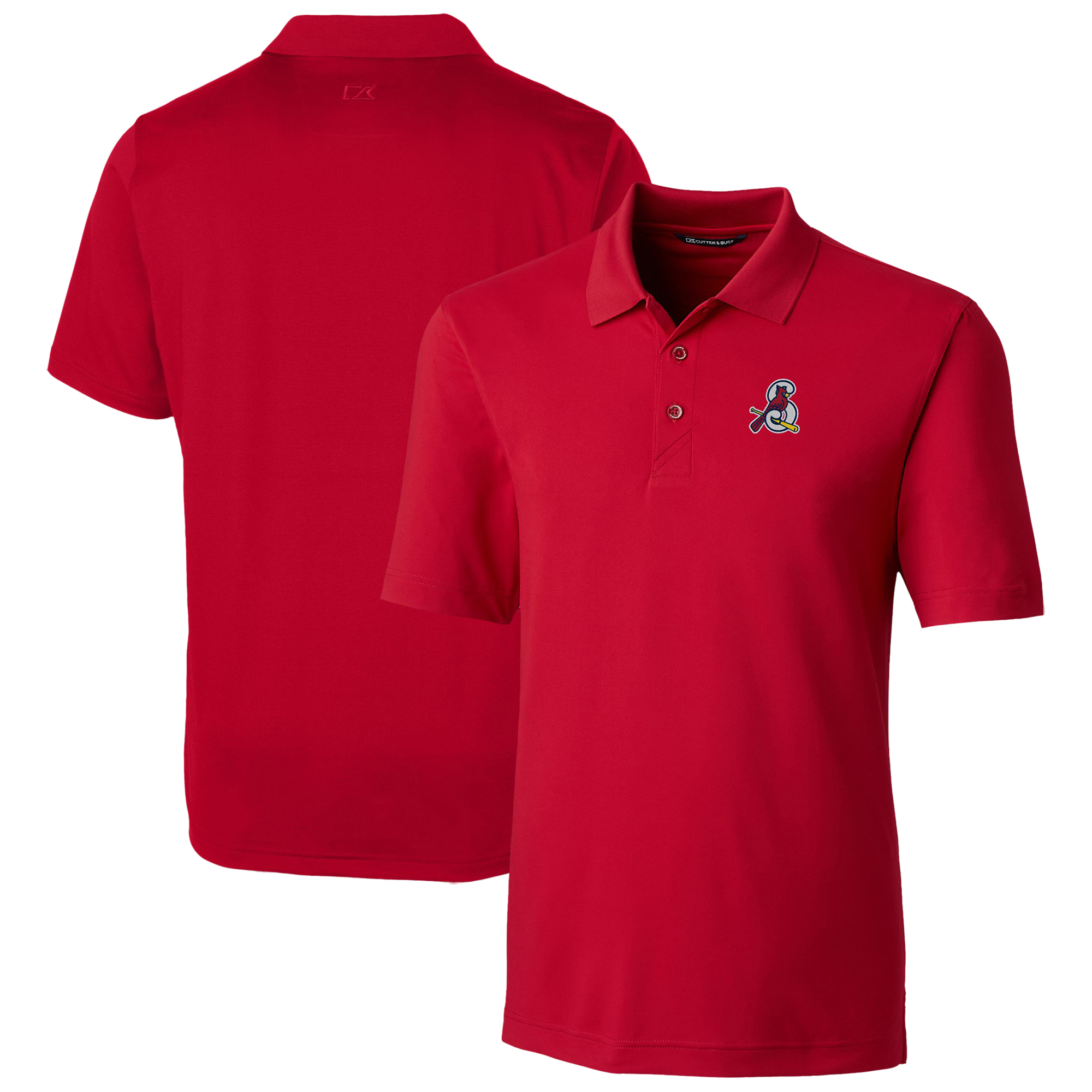 Men's Cutter & Buck Red Springfield Cardinals Big & Tall DryTec Forge Stretch Polo