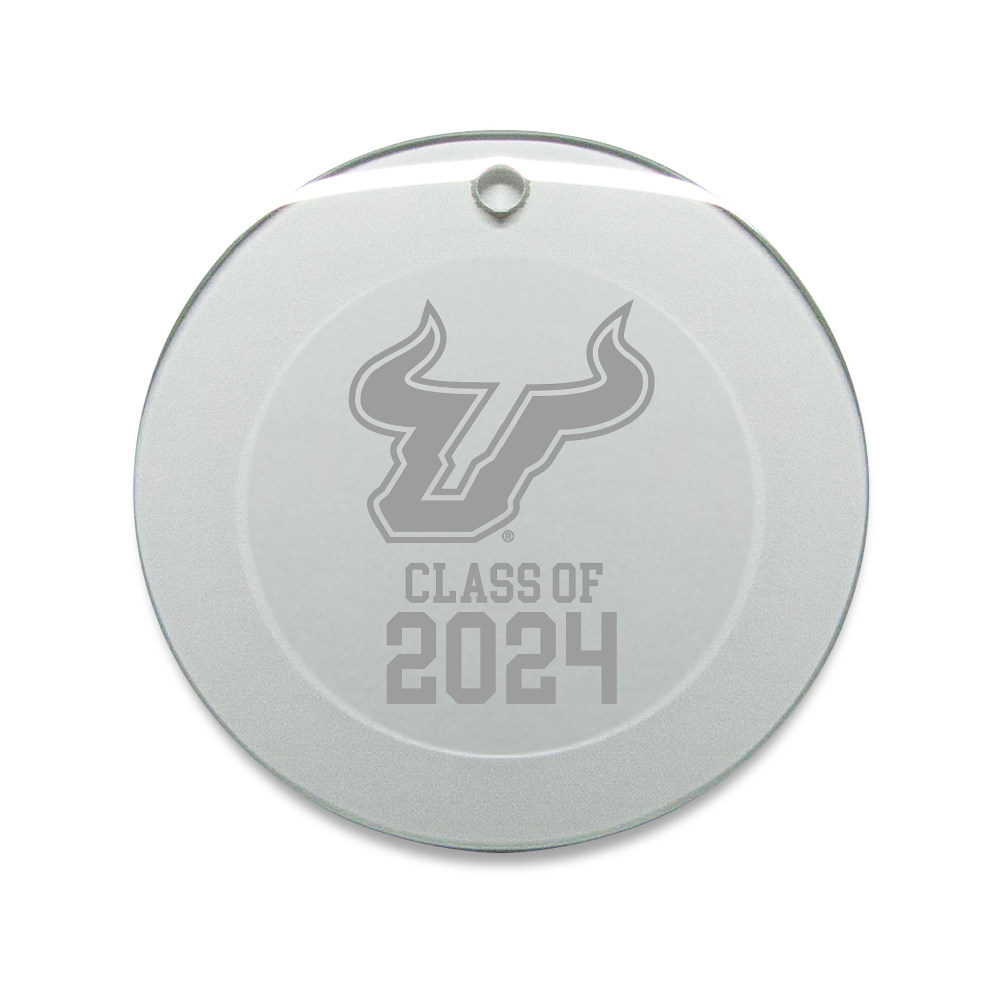 South Florida Bulls Class of 2024 3'' x 3'' Circle Ornament - Image 2