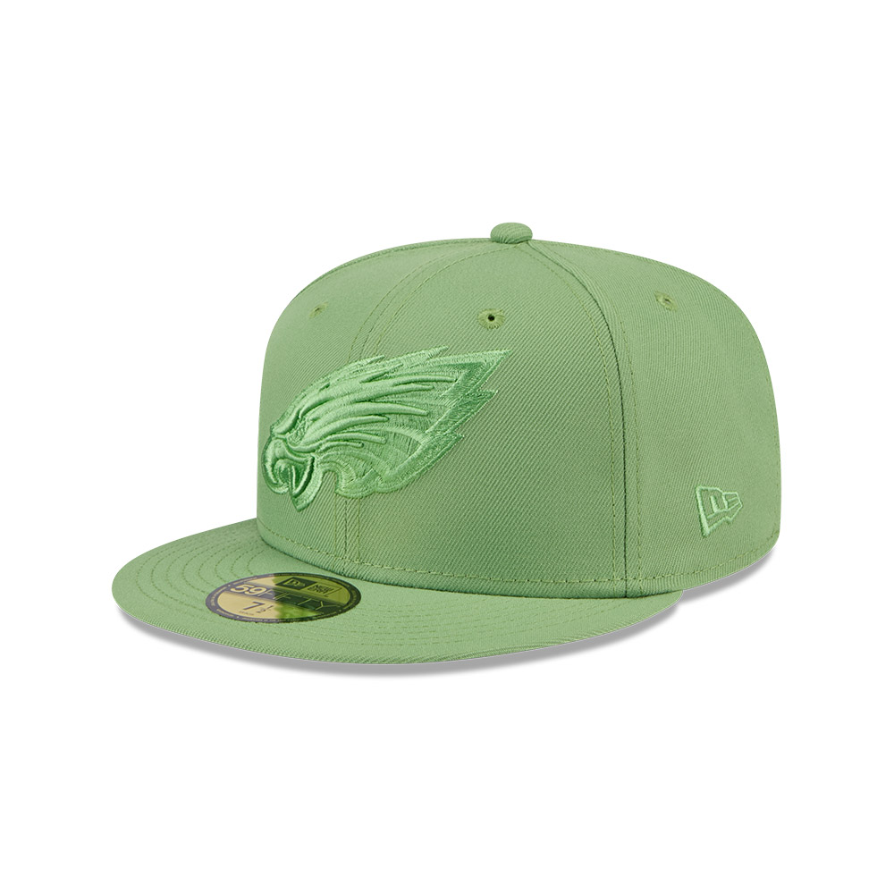 Men's New Era Green Philadelphia Eagles Color Pack 59FIFTY Fitted Hat