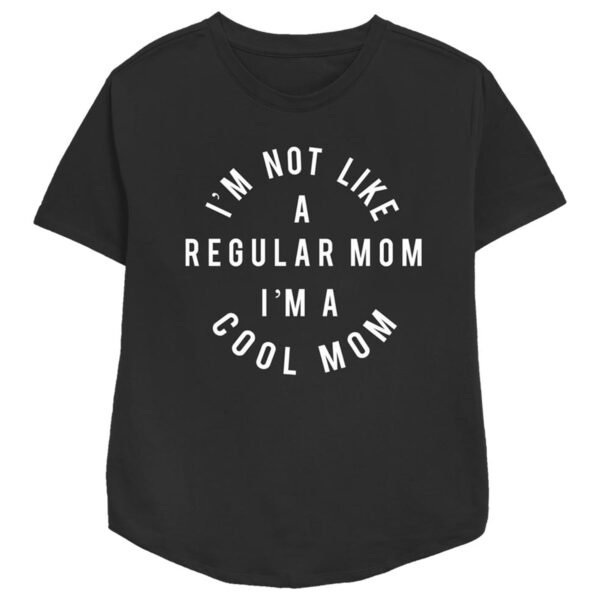 Women's Mad Engine Black Mean Girls I'm A Cool Mom Graphic T-Shirt