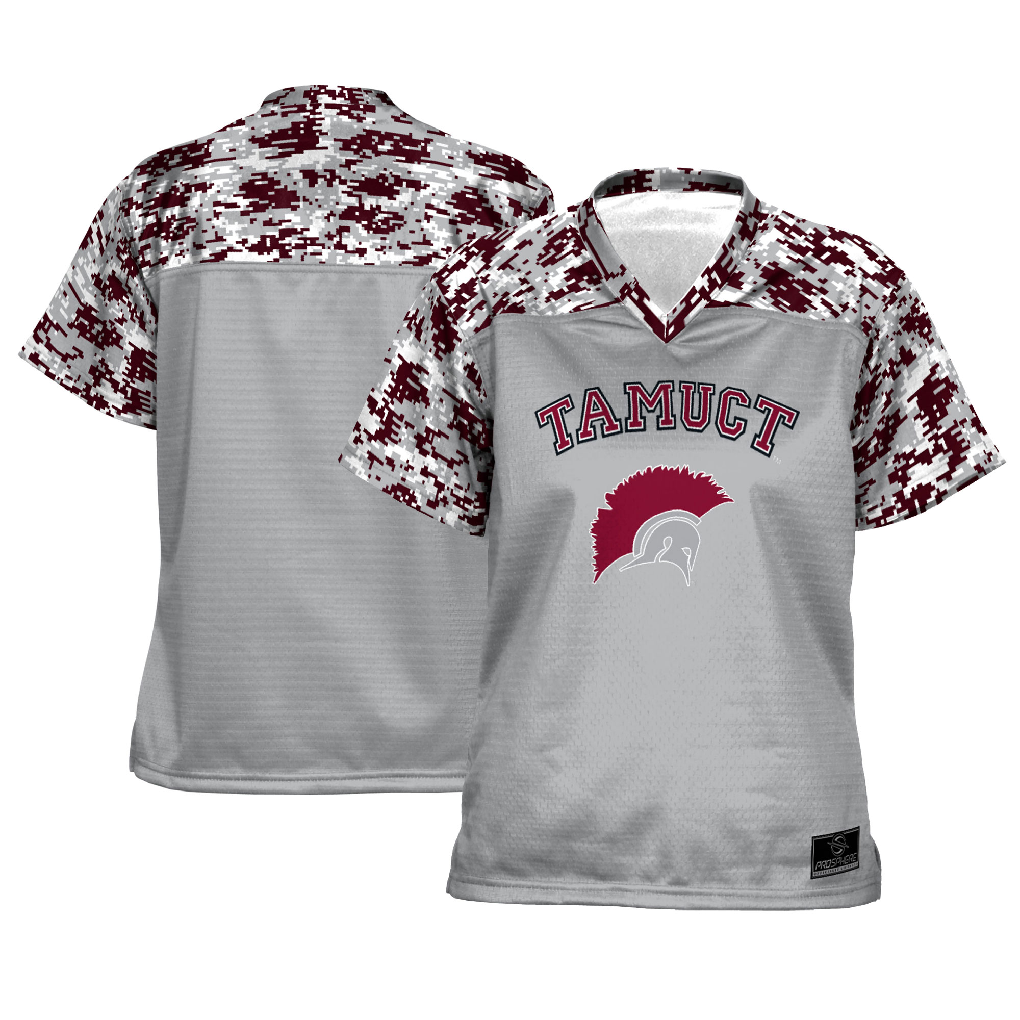 Women's ProSphere Gray Texas A&M Central Texas Warriors Camo Football Jersey