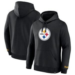 Men's Fanatics  Black Pittsburgh Steelers Legacy Fleece Pullover Hoodie