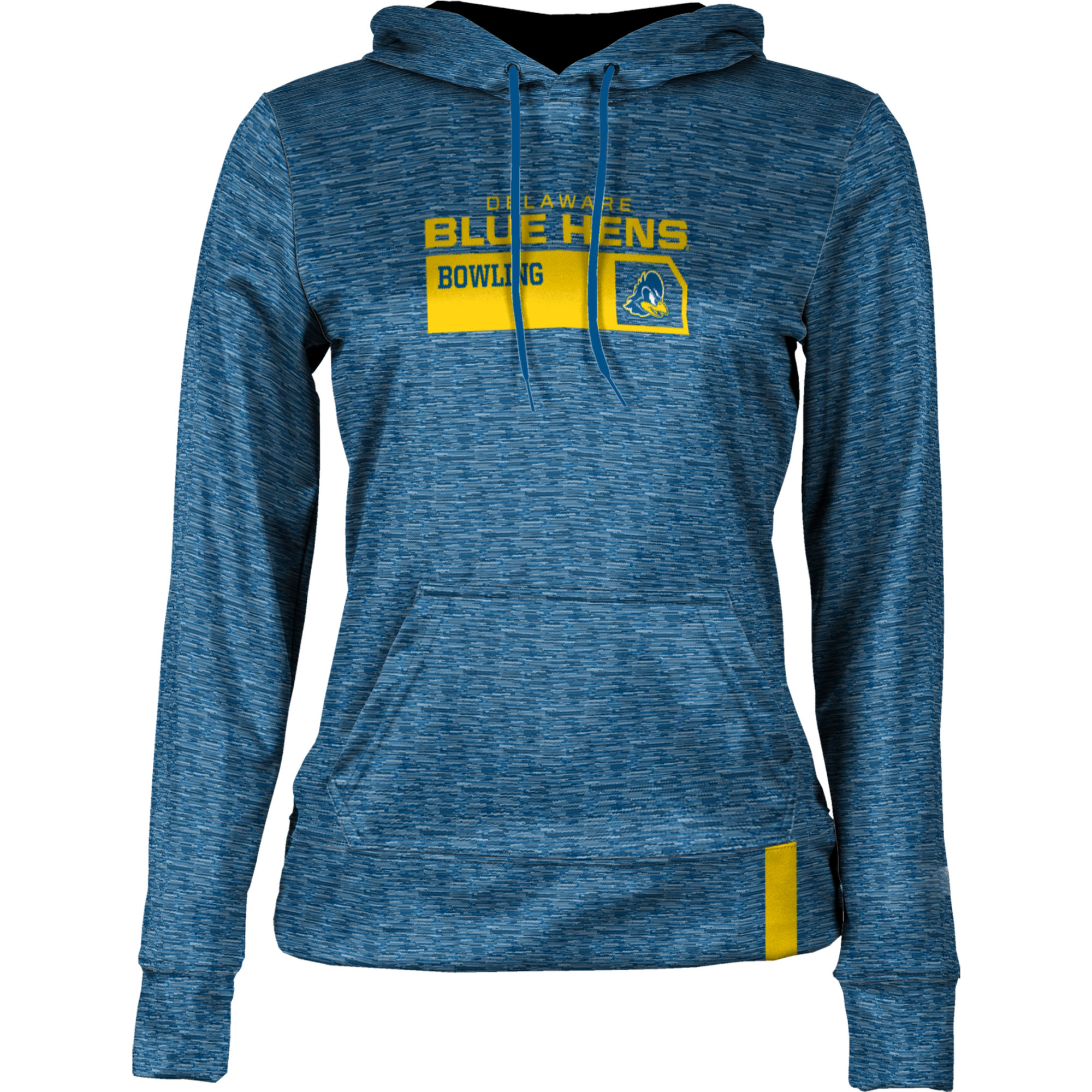 Women's ProSphere Royal Delaware Fightin' Blue Hens Bowling Pullover Hoodie - Image 6