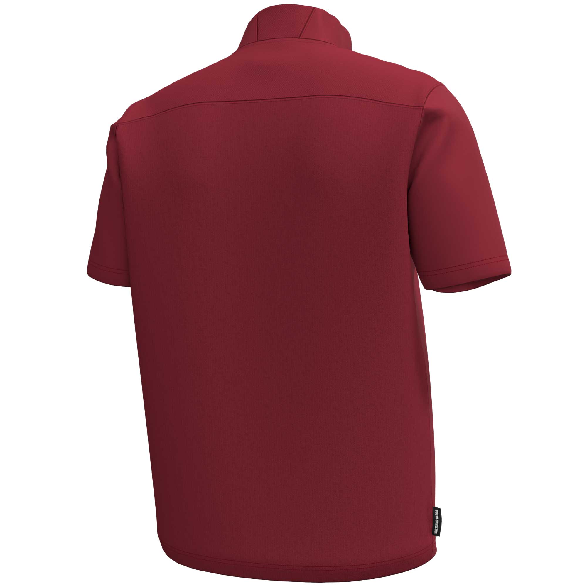 Men's Under Armour Garnet South Carolina Gamecocks Motivate Quarter-Zip Short Sleeve Top - Image 7