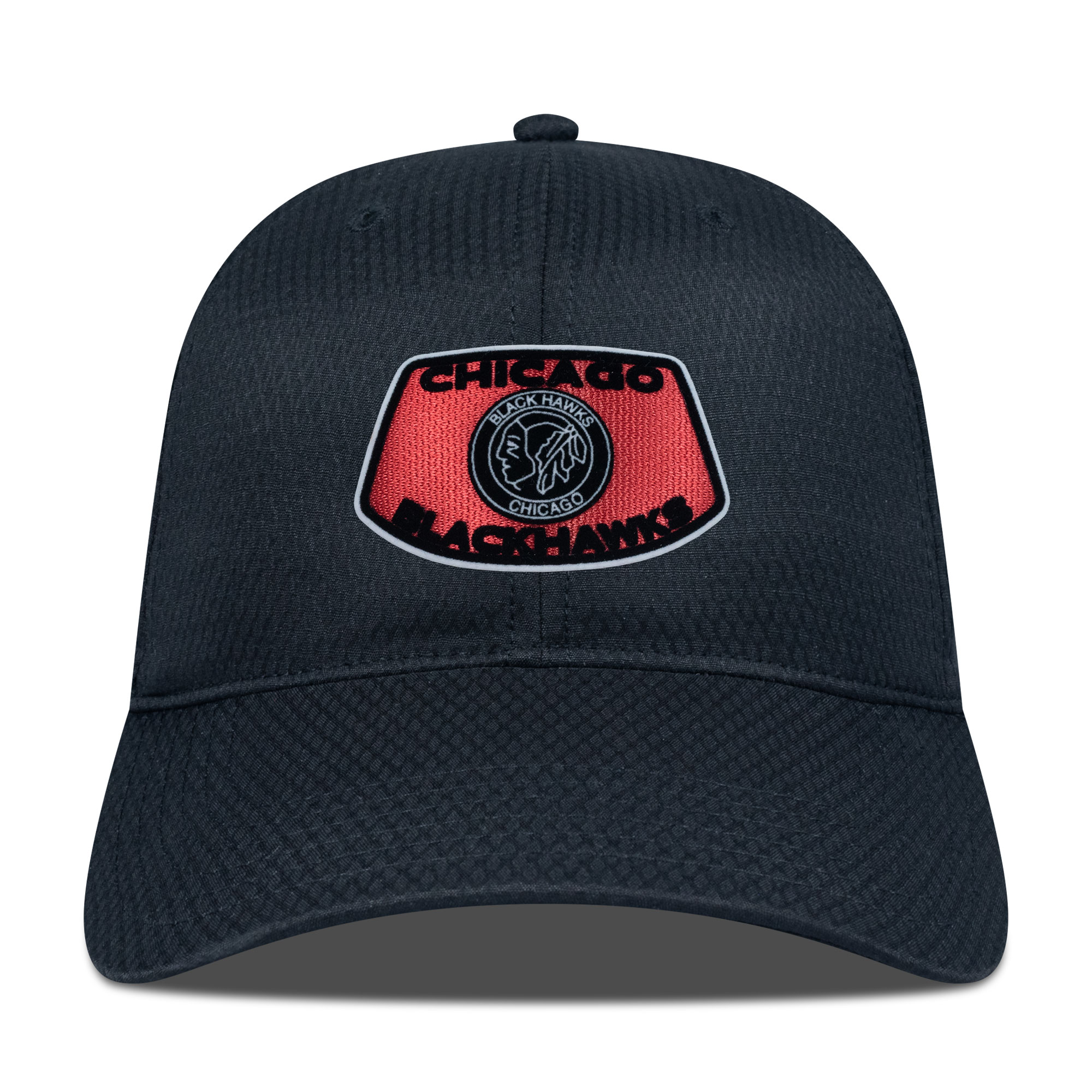 Men's Levelwear Black Chicago Blackhawks Retro Skylight Matrix Adjustable Hat - Image 3