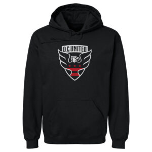 Men's 500 Level Black D.C. United Distressed Primary Logo Pullover Hoodie