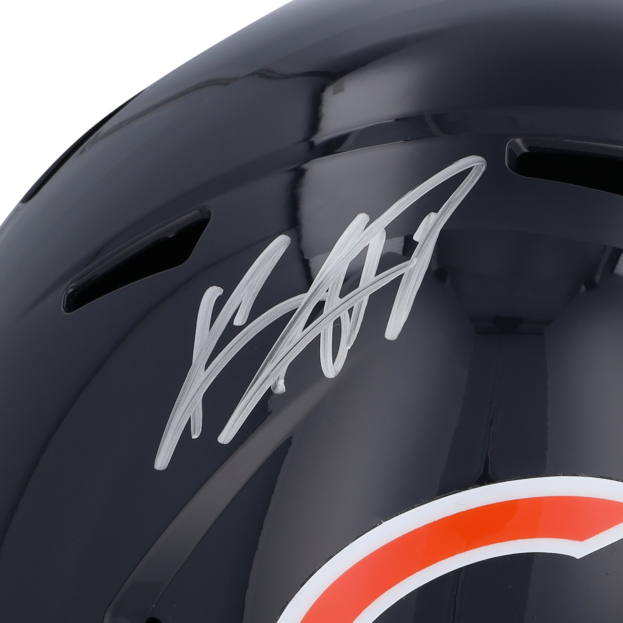 Keenan Allen Chicago Bears Autographed Riddell Speed Replica Helmet - Image 5
