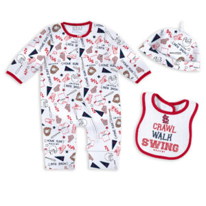 Newborn & Infant WEAR by Erin Andrews St. Louis Cardinals Sleep & Play Set