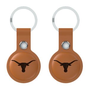 Keyscaper Brown Texas Longhorns Two-Pack AirTag Holders