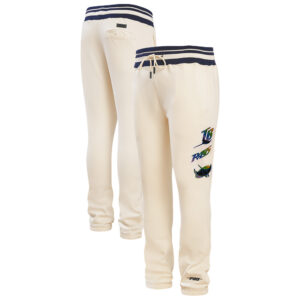 Men's Pro Standard Cream Tampa Bay Rays Retro Classic Fleece Sweatpants