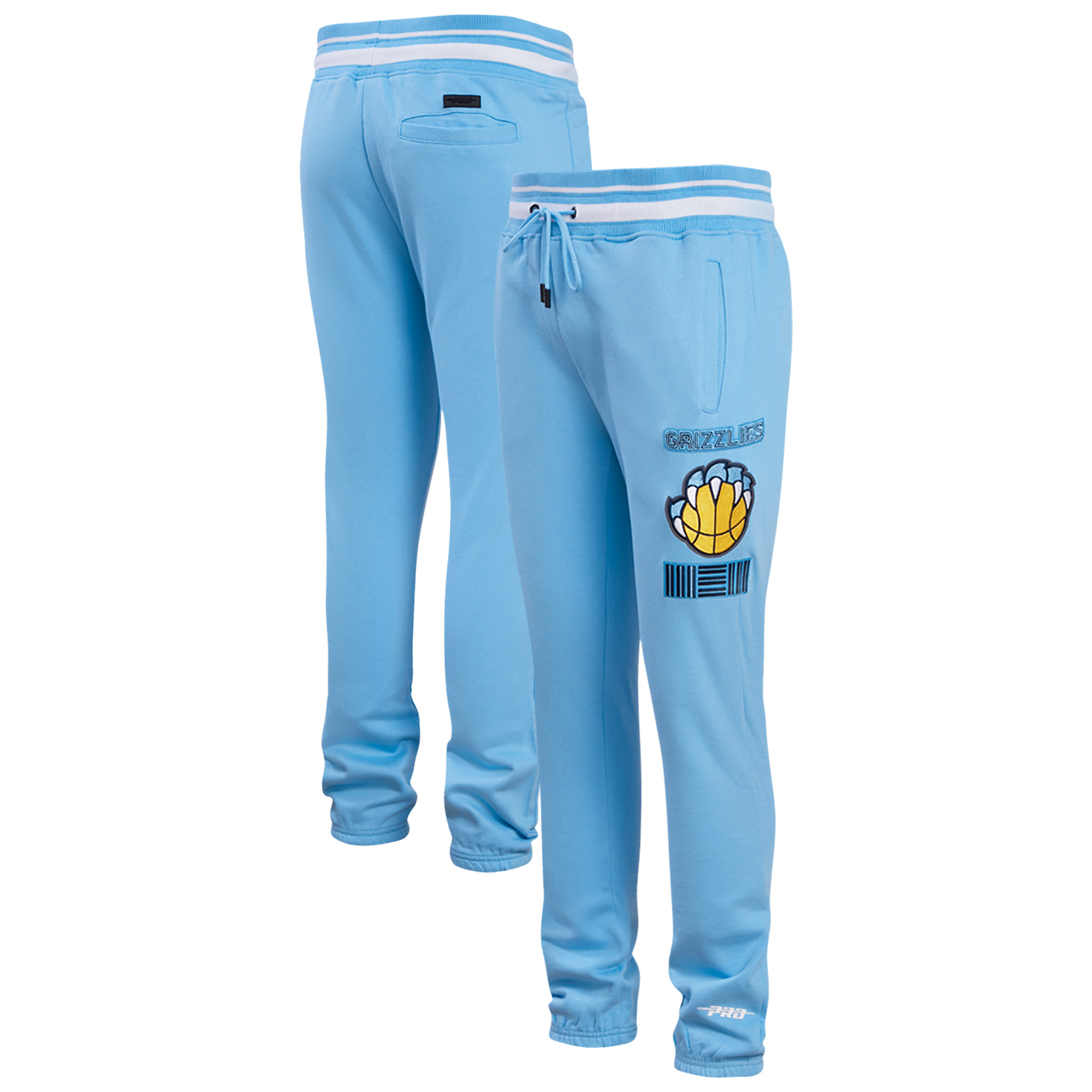 Men's Pro Standard Light Blue Memphis Grizzlies Retro Classic Sweatpants - Image 6