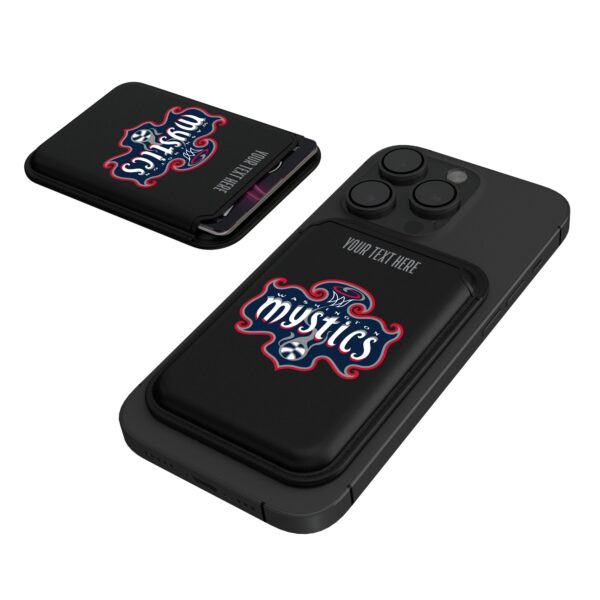Keyscaper Washington Mystics Personalized Insignia Magnetic Credit Card Wallet