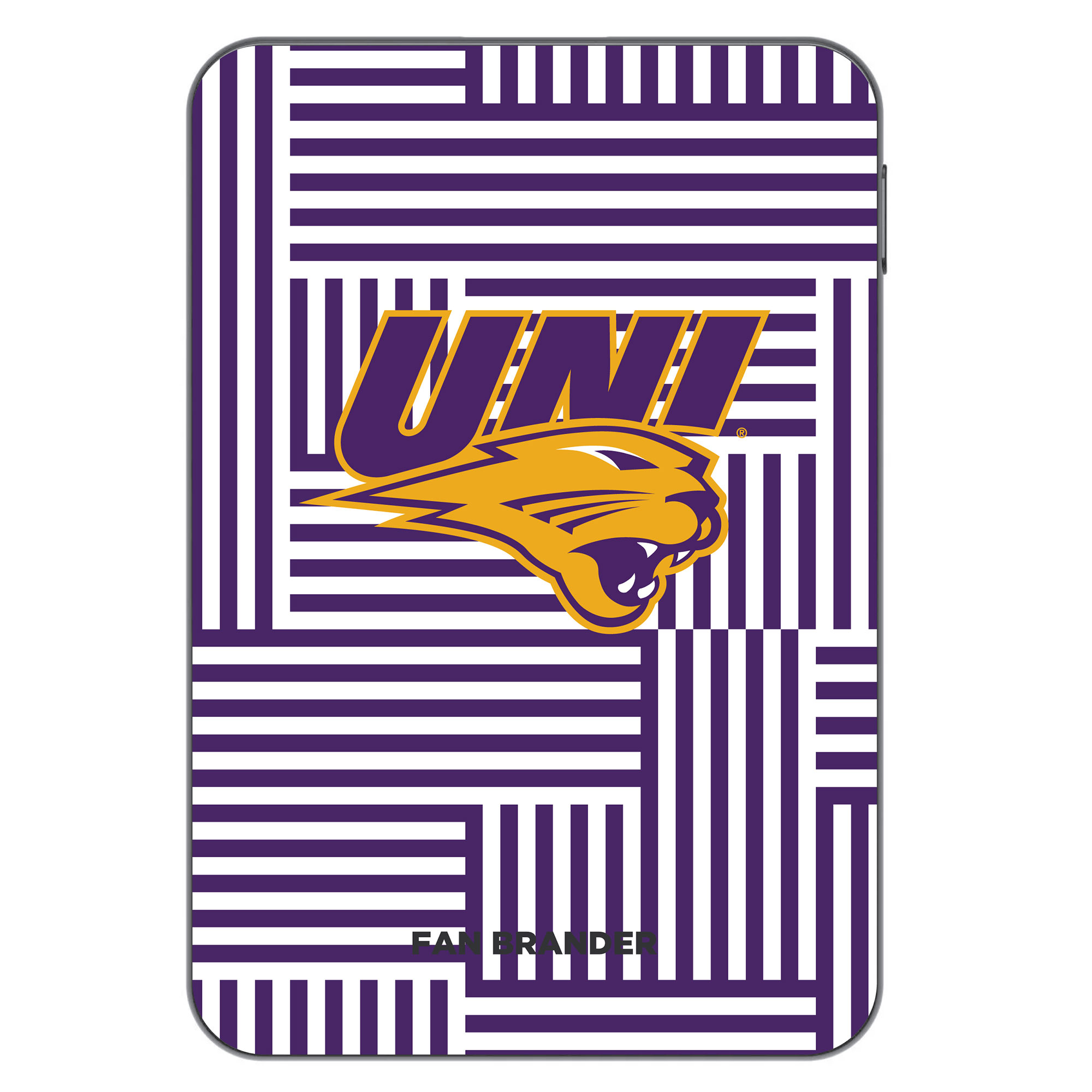 OtterBox Northern Iowa Panthers 5,000 mAh Geometric Lines Mobile Charging Kit