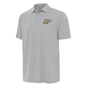 Men's Antigua Gray Purdue Boilermakers Era Polo