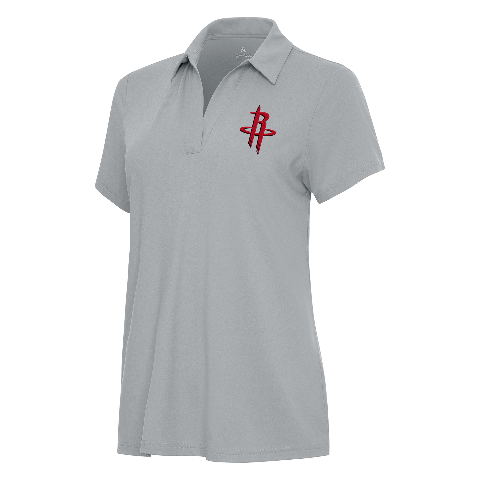 Women's Antigua Gray Houston Rockets Era Polo