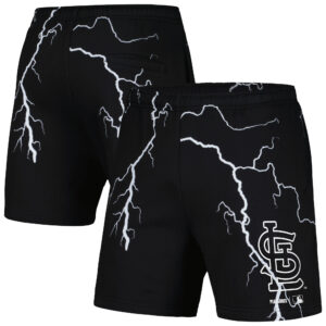 Men's PLEASURES  Black St. Louis Cardinals Lightning Shorts