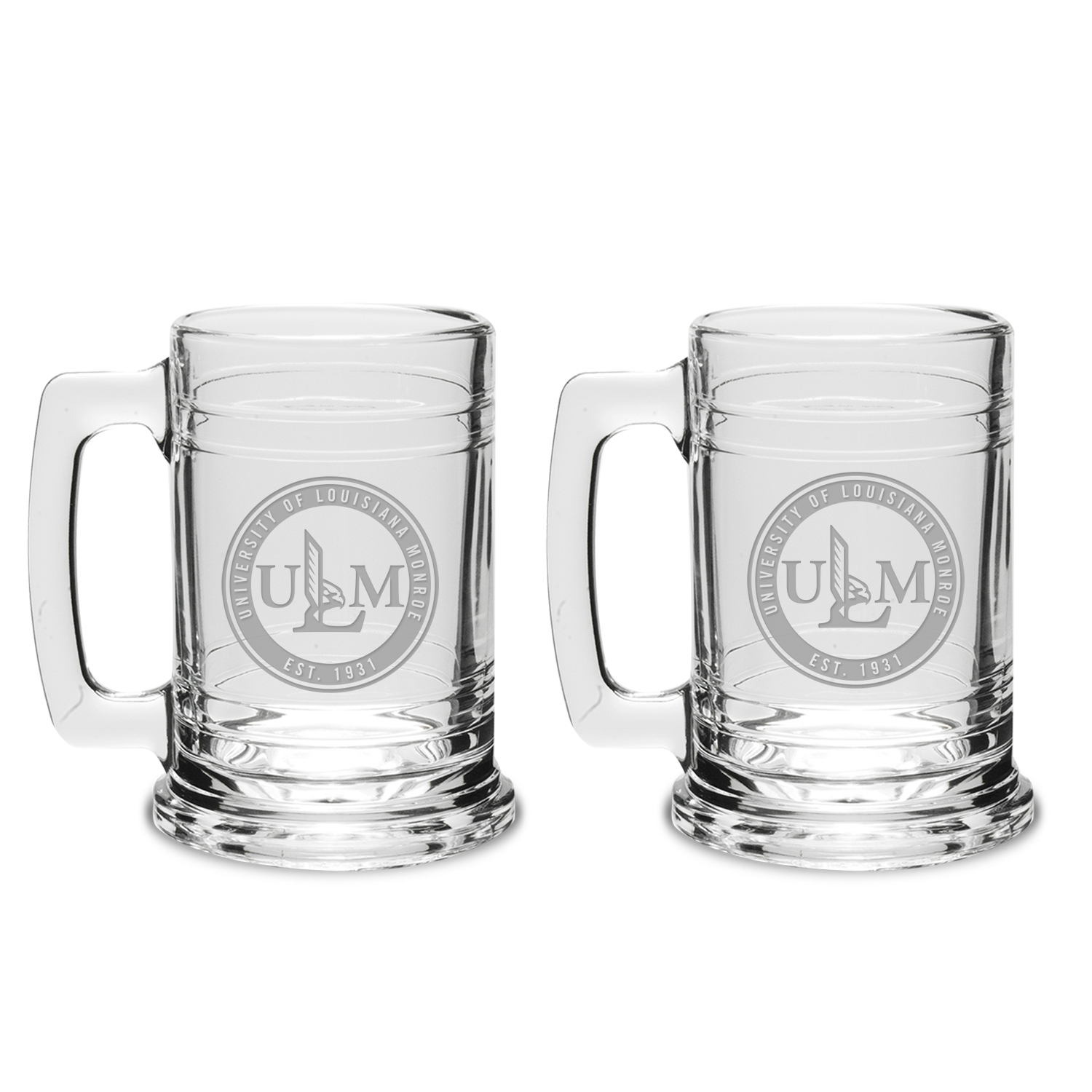 ULM Warhawks Two-Piece 15oz. Colonial Tankard Set