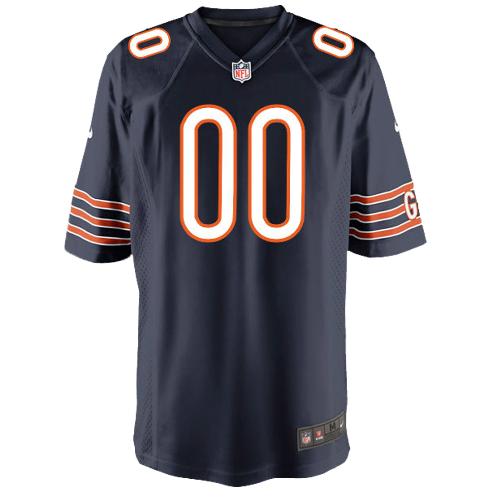 Youth Nike Navy Chicago Bears Custom Game Jersey - Image 6