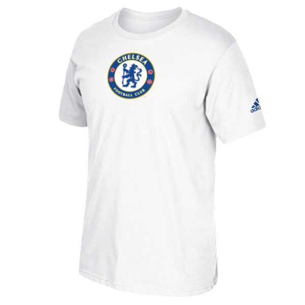 Men's adidas White Chelsea Team Crest T-Shirt