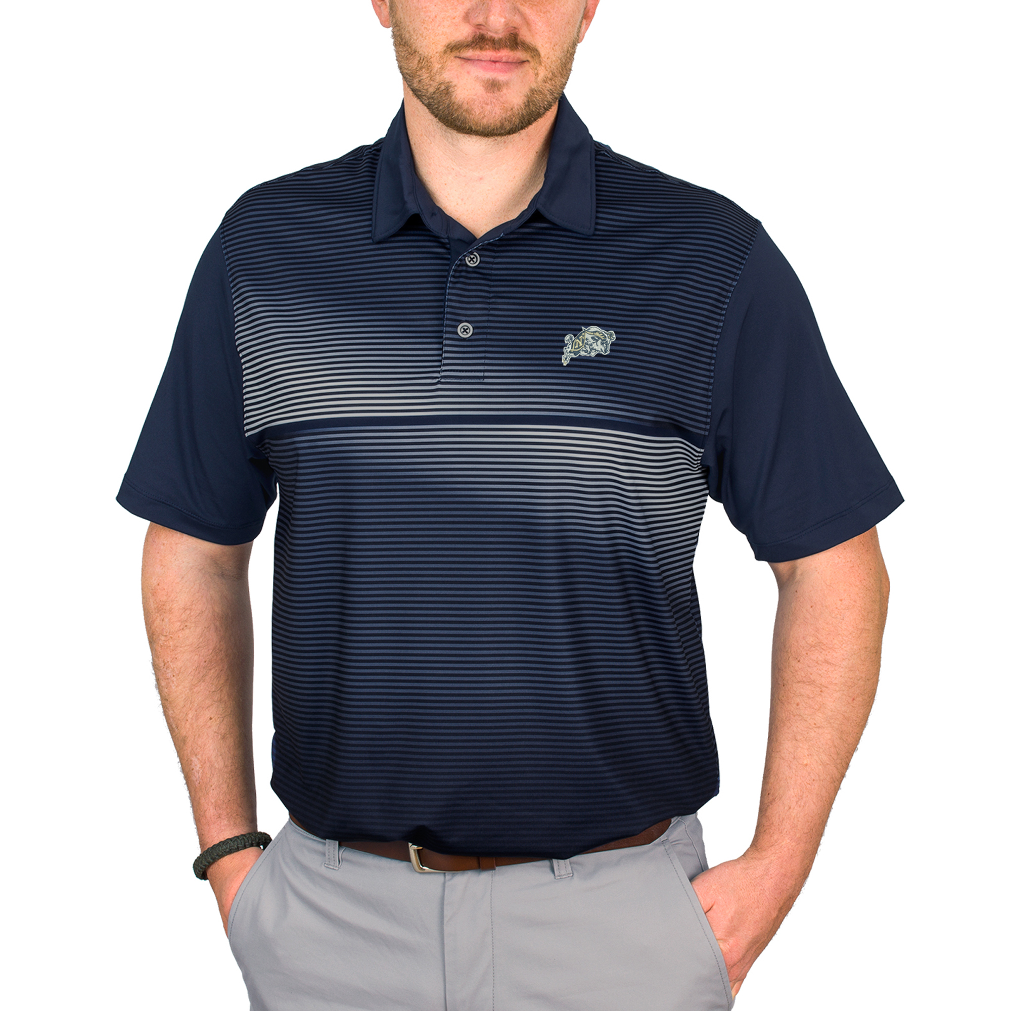 Men's Navy Navy Midshipmen Pro Highline Polo