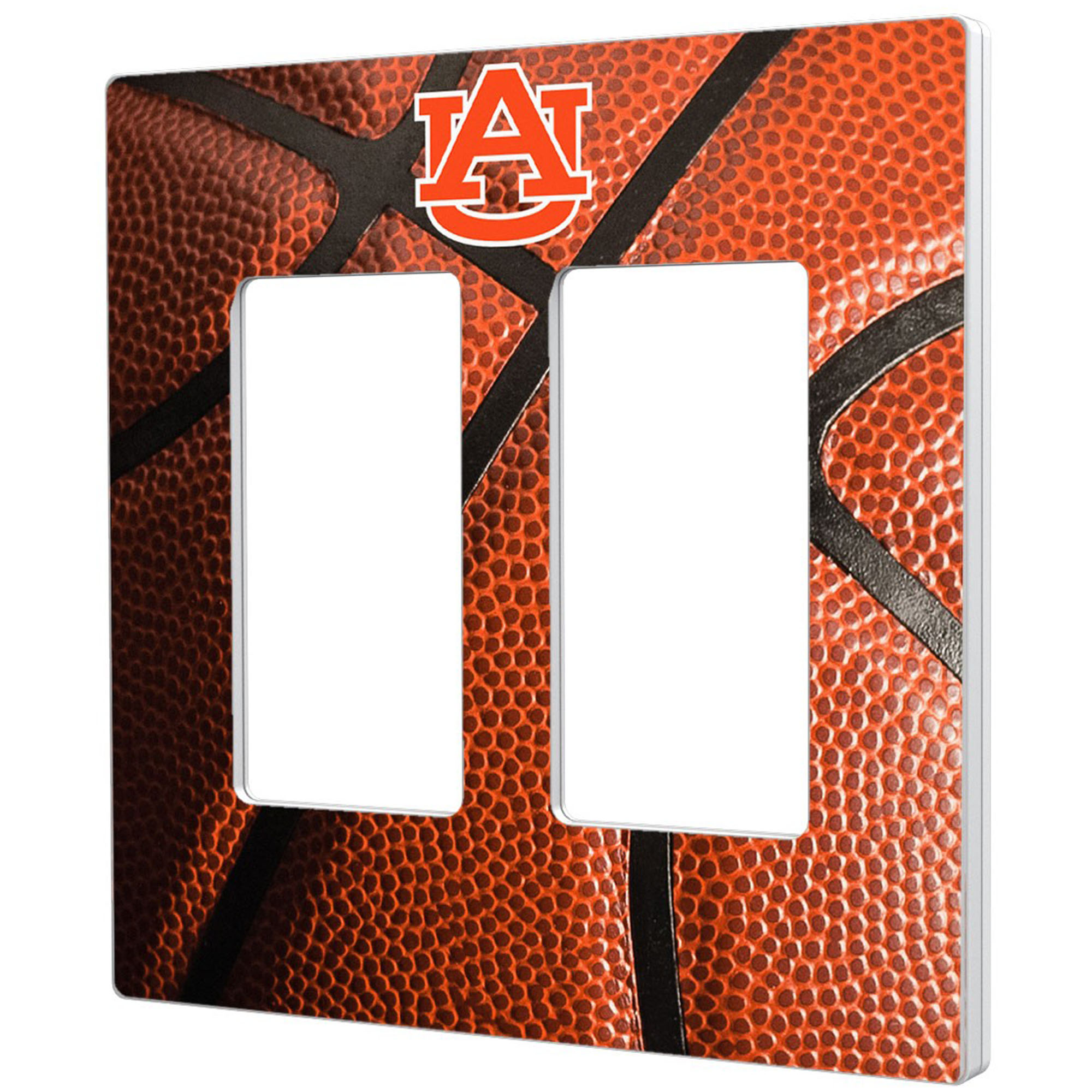 Auburn Tigers Basketball Design Double Rocker Light Switch Plate - Image 2