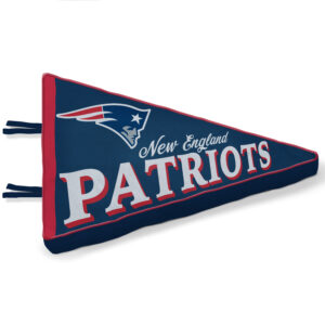 New England Patriots Team Pennant Pillow