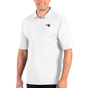 Men's Antigua White New England Patriots Tribute Big & Tall Polo