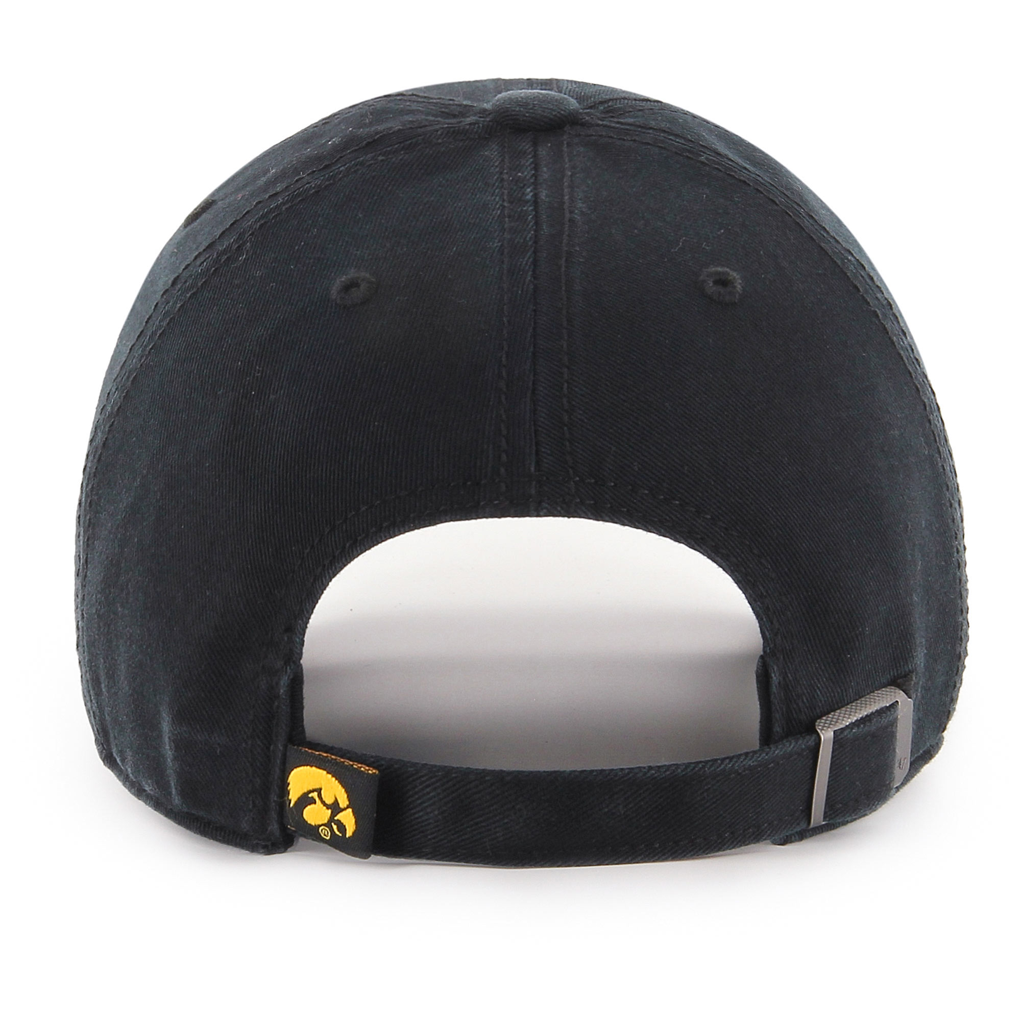Men's '47 Black Iowa Hawkeyes Clean Up Adjustable Hat - Image 3