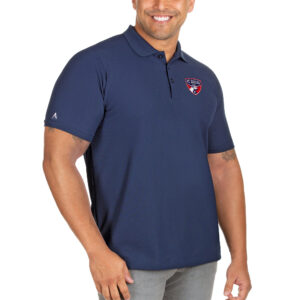 Men's Antigua Navy FC Dallas Big & Tall Legacy Pique Polo